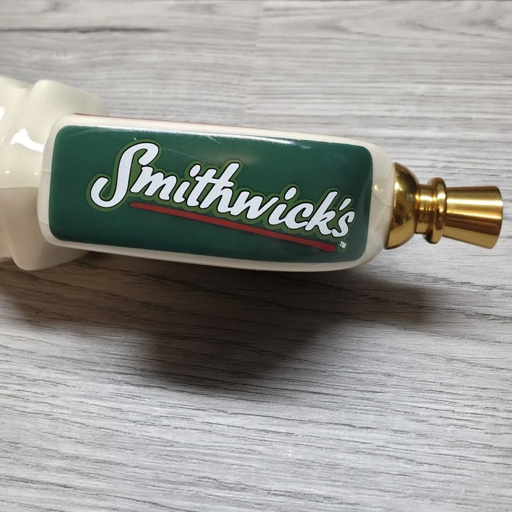SMITHWICK'S IMPORTED IRISH ALE  Ceramic Beer Tap Handle - Handmade - New In Box